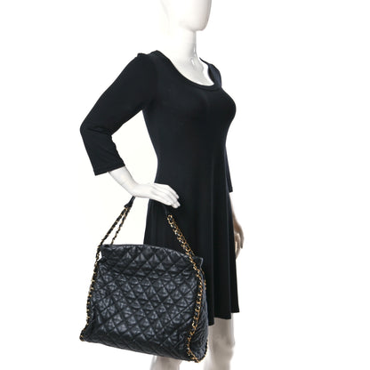 Chanel Calfskin Quilted Large Chain Me Hobo Black 2 of 9