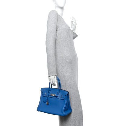 Hermes Togo BIRKIN 30 Mykonos 2 of 14