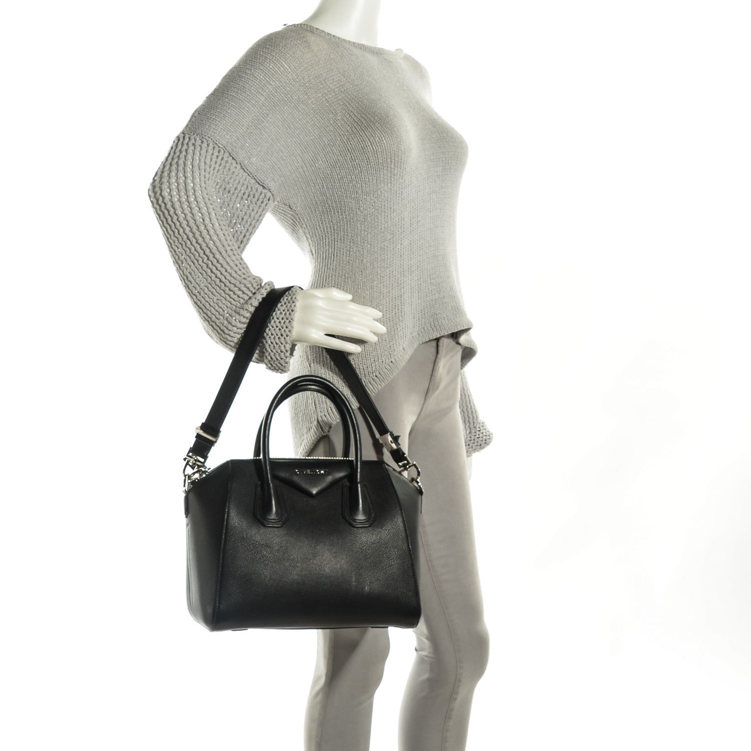Givenchy Sugar Goatskin Small Antigona Black 4 of 11