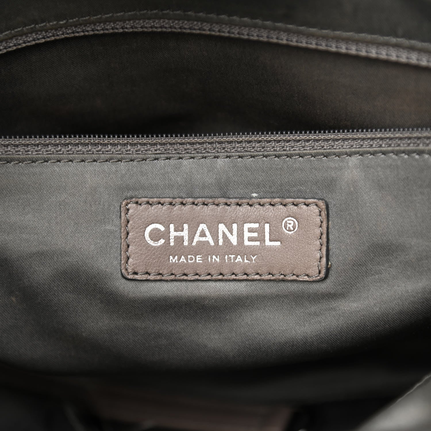 Chanel Distressed Lambskin Vintage Ligne Lady Braid Tote Black 5 of 11