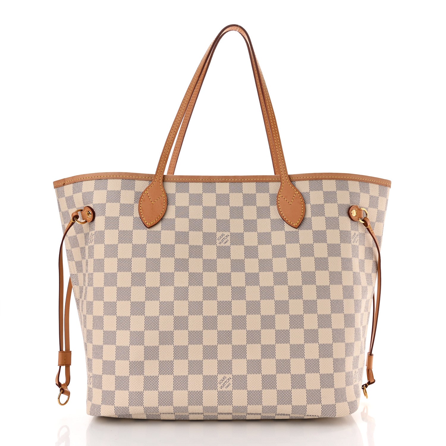 Louis Vuitton Damier Azur Neo Neverfull MM Rose Ballerine 3 of 11
