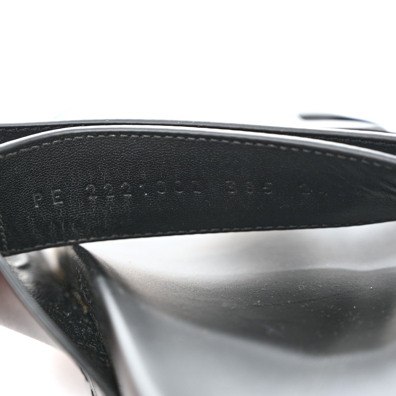 Hermes Calfskin Womens Chypre Sandals 38.5 Black 7 of 9