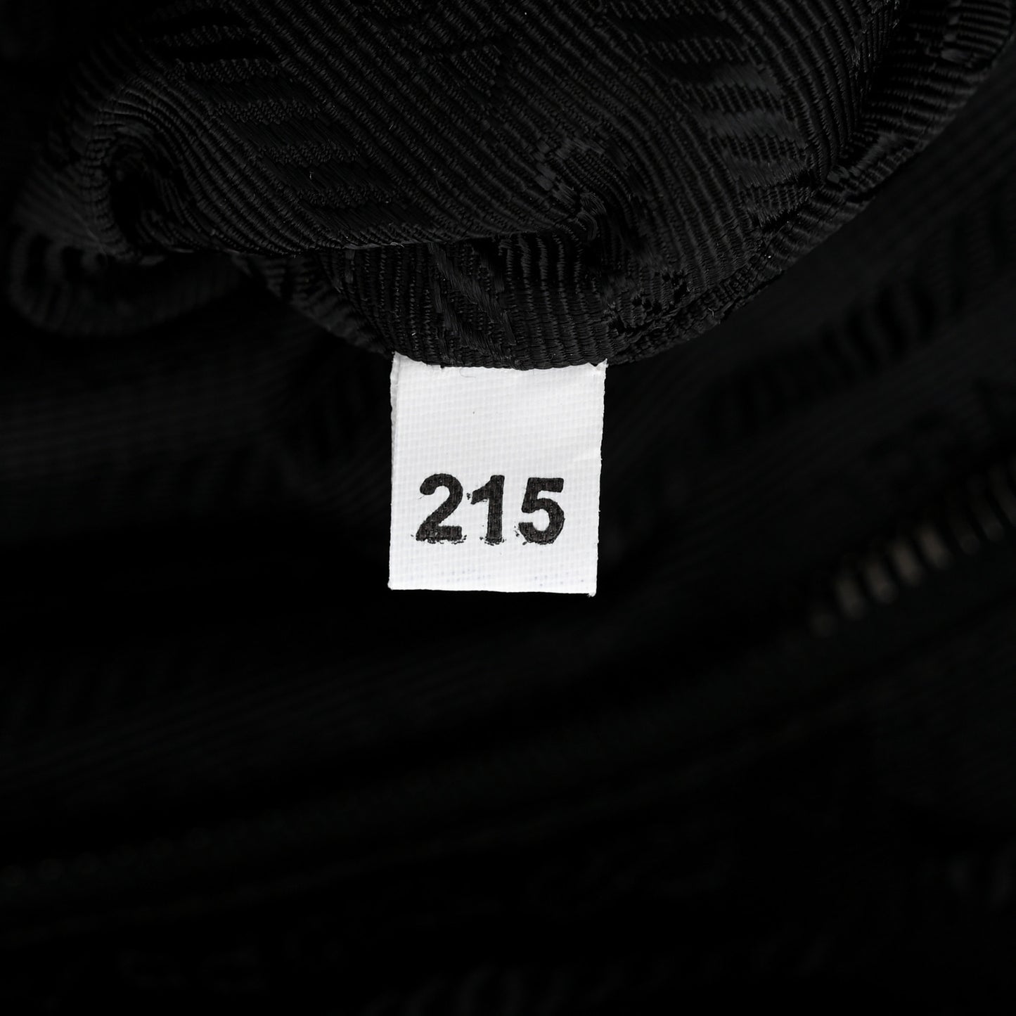 Nylon Tessuto Saffiano Robot Tote Bag Black Petal