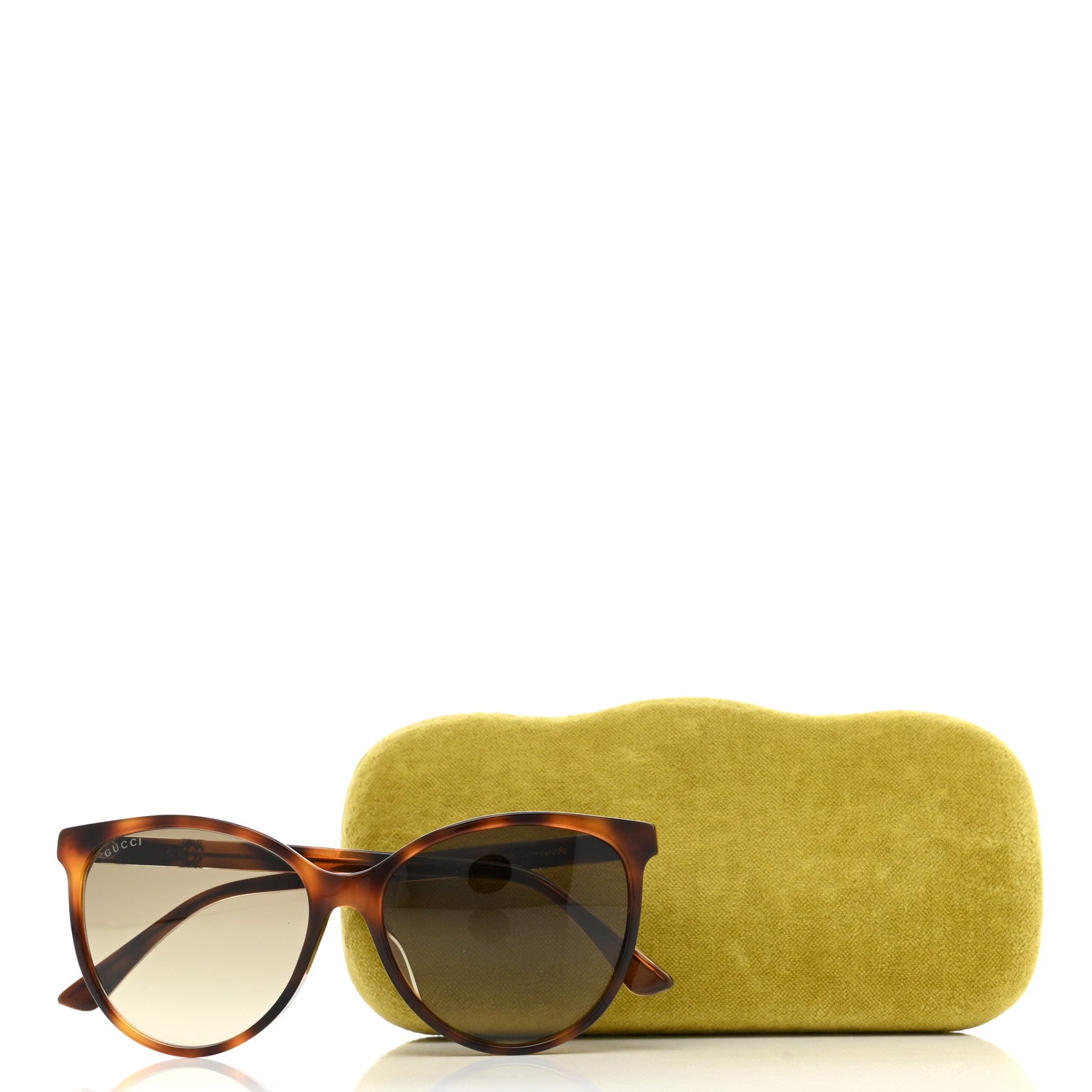 Gucci Web Sunglasses GG GG0377SK Tortoise 8 of 8