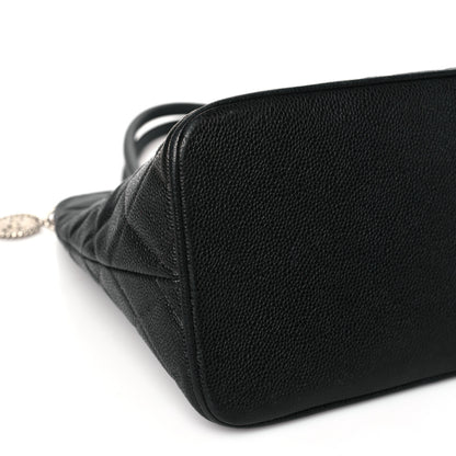 Chanel Caviar Quilted Medallion Tote Black 9 of 12