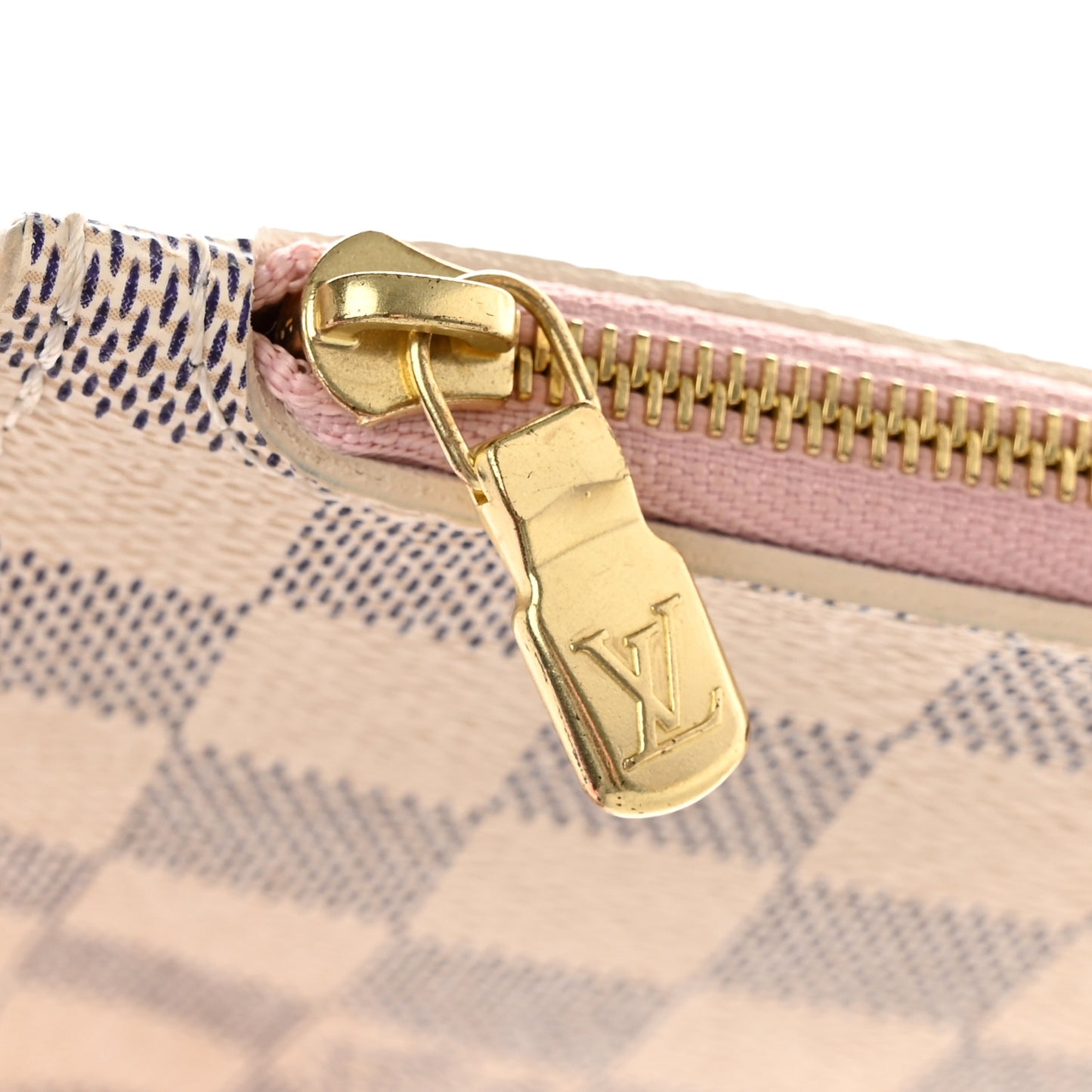 Damier Azur Neverfull MM GM Pochette Rose Ballerine
