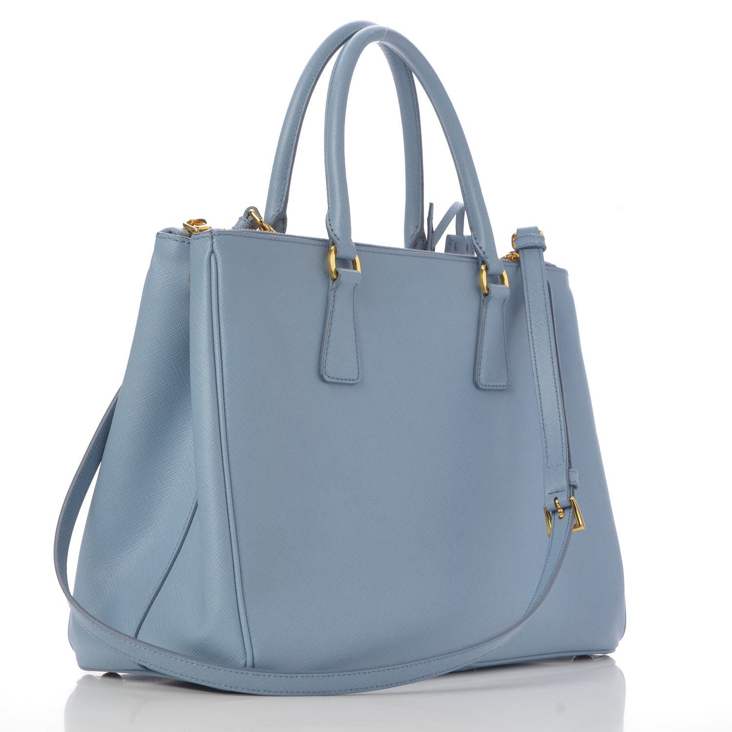 Saffiano Medium Galleria Double Zip Tote Astrale