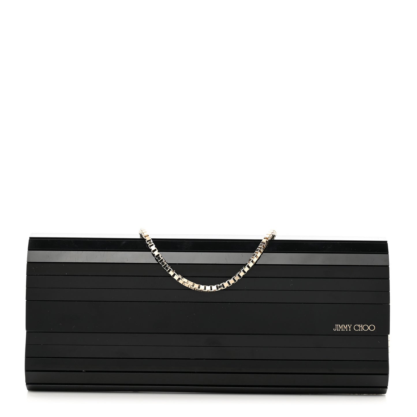 Acrylic Sweetie Clutch Black