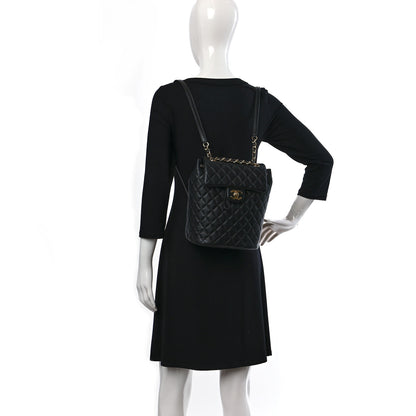 Chanel Lambskin Quilted Small Urban Spirit Backpack Black 2 of 9