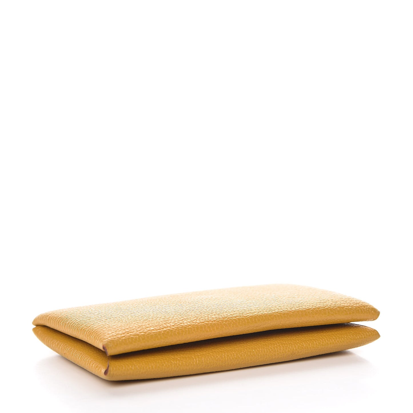 Chevre Mysore Calvi Card Case Jaune Ambre