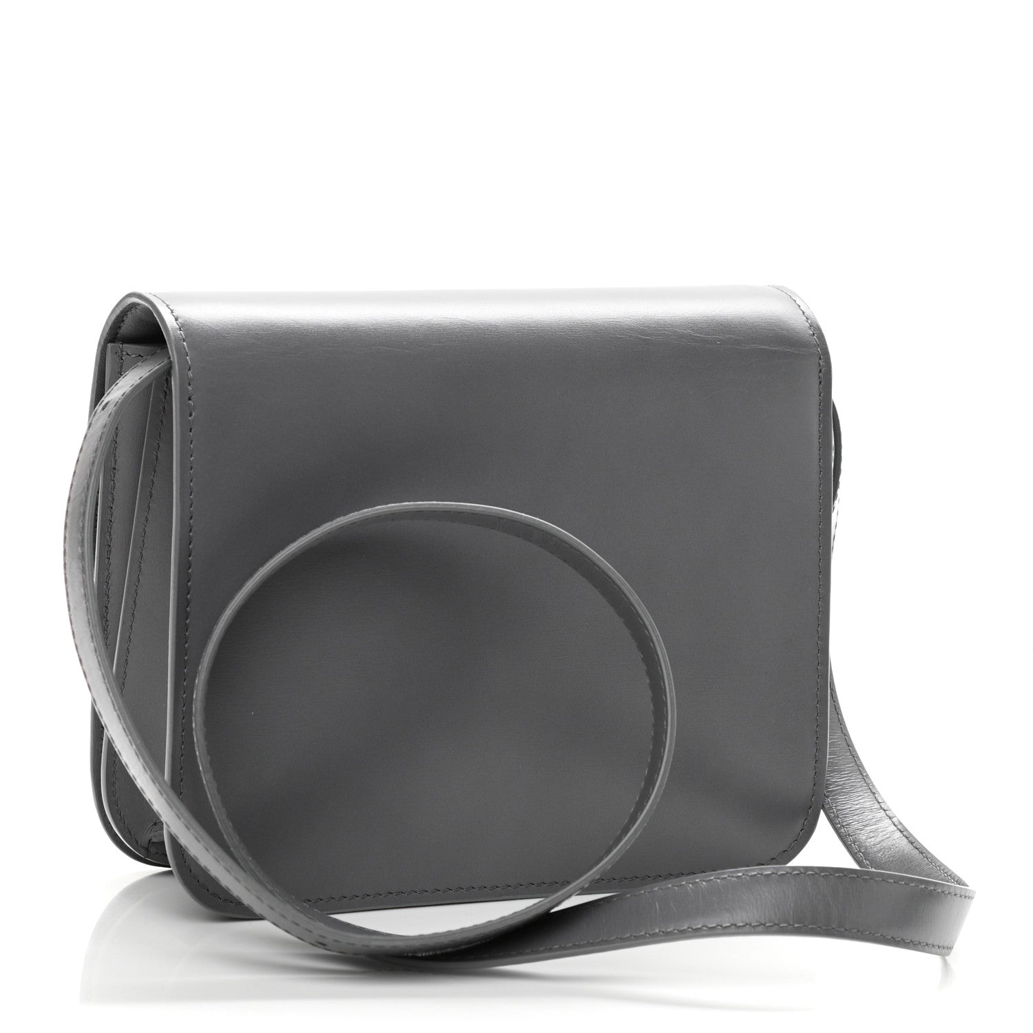 Celine Box Calfskin Teen Classic Box Flap Bag Light Charcoal 3 of 14