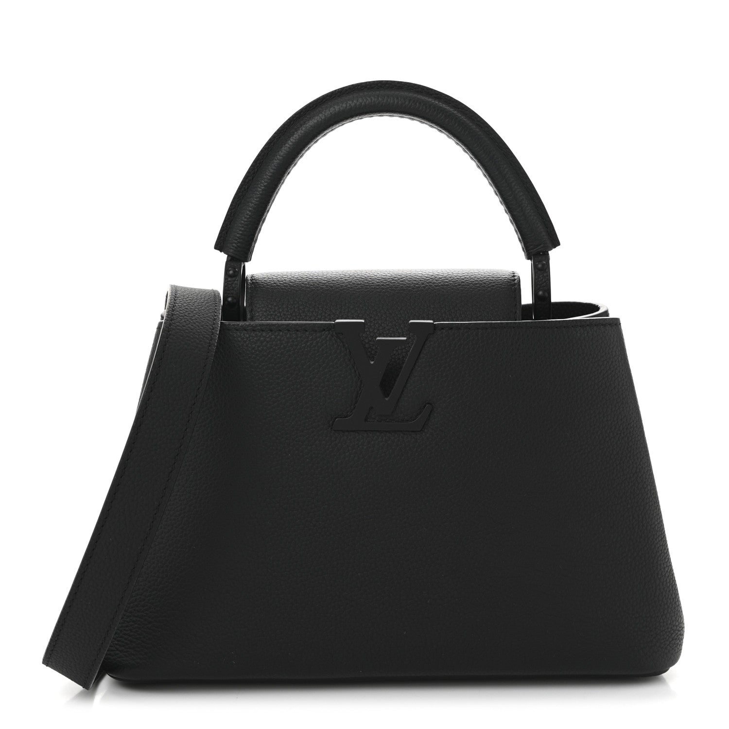 Louis Vuitton Taurillon Capucines BB Matte Black 1 of 9