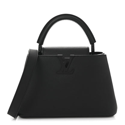 Louis Vuitton Taurillon Capucines BB Matte Black 1 of 9
