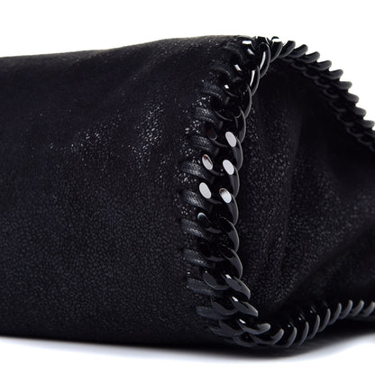 Stella McCartney Shaggy Deer Mini Falabella Fold Over Tote Black 8 of 8