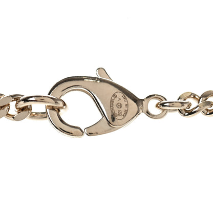 Chanel Crystal Dog Tag Charm Necklace Gold 4 of 4