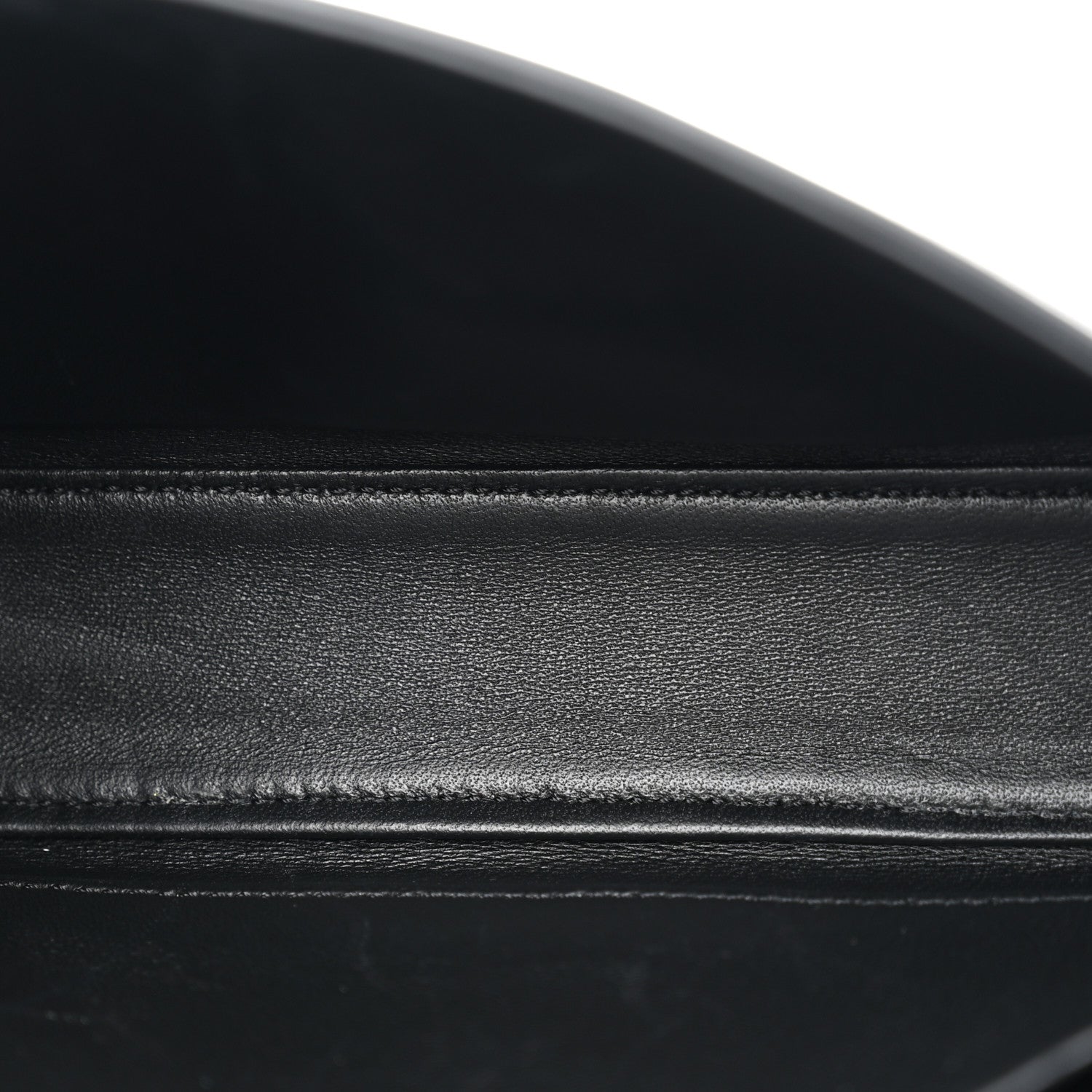 Celine Shiny Calfskin Triomphe Shoulder Bag Black 5 of 10