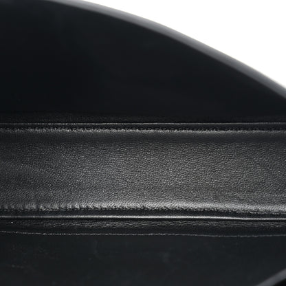 Celine Shiny Calfskin Triomphe Shoulder Bag Black 5 of 10
