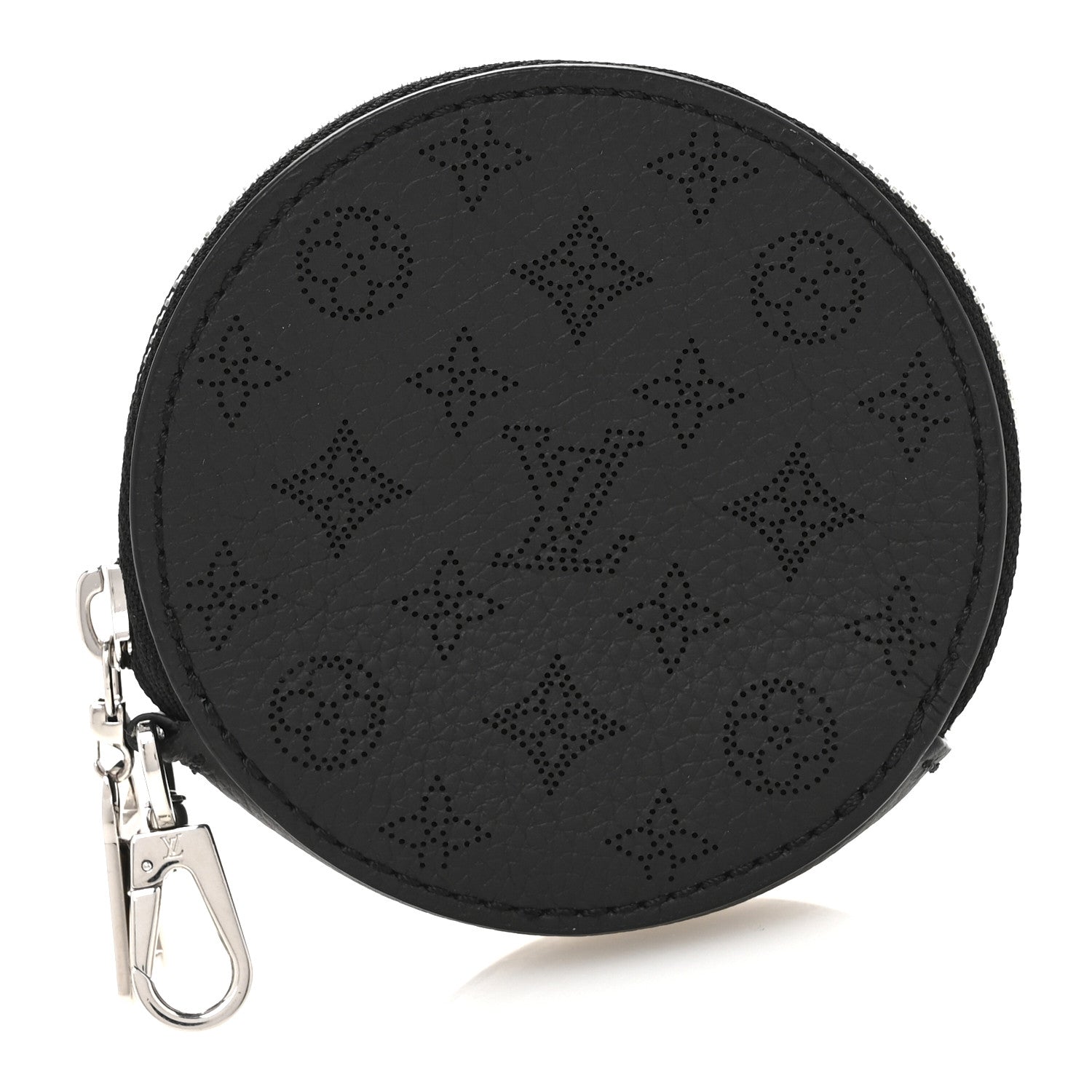 Louis Vuitton Mahina Round Coin Purse Black 1 of 7
