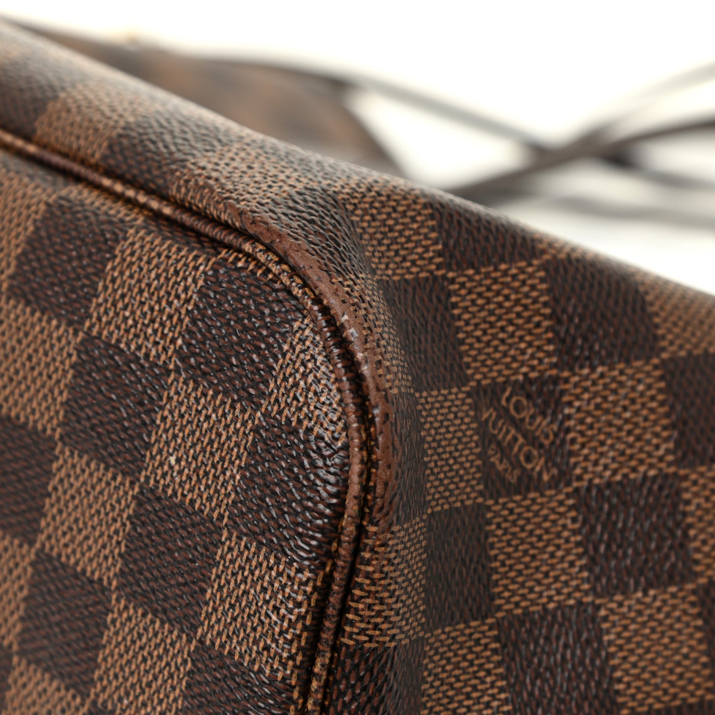 Damier Ebene Neo Neverfull MM Rose Ballerine