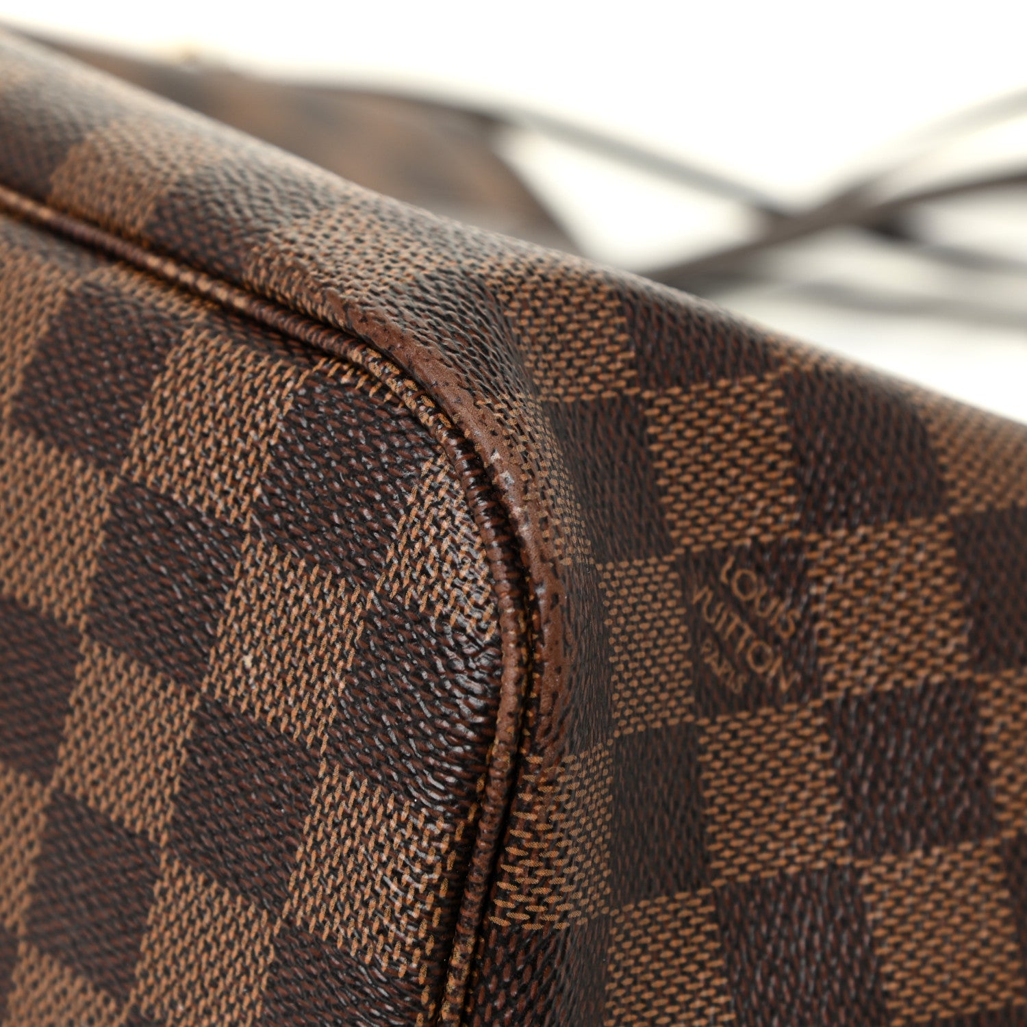 Louis Vuitton Damier Ebene Neo Neverfull MM Rose Ballerine 31 of 31