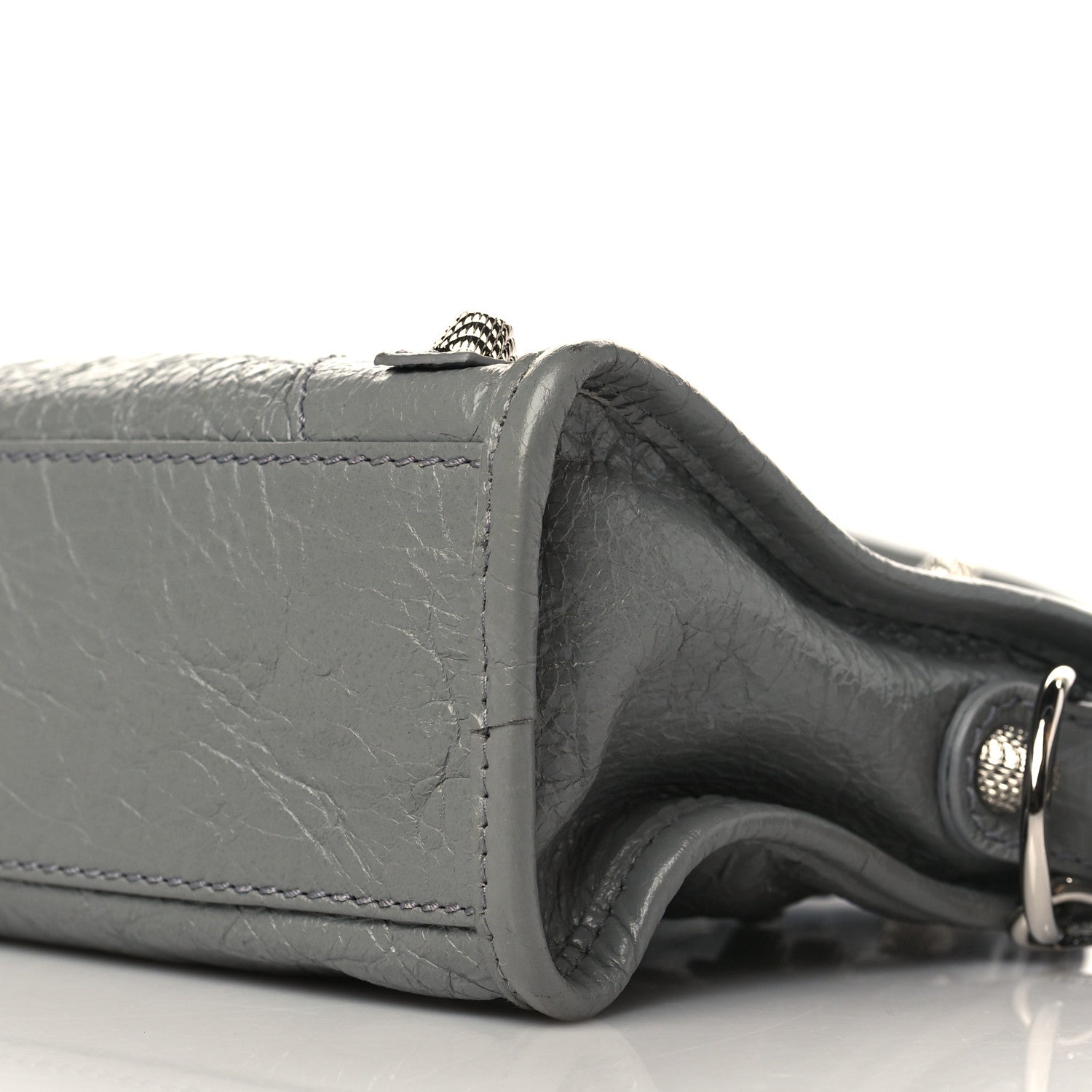 Balenciaga Agneau Giant 12 Silver Hardware Mini City Gris Haussmannien 9 of 9
