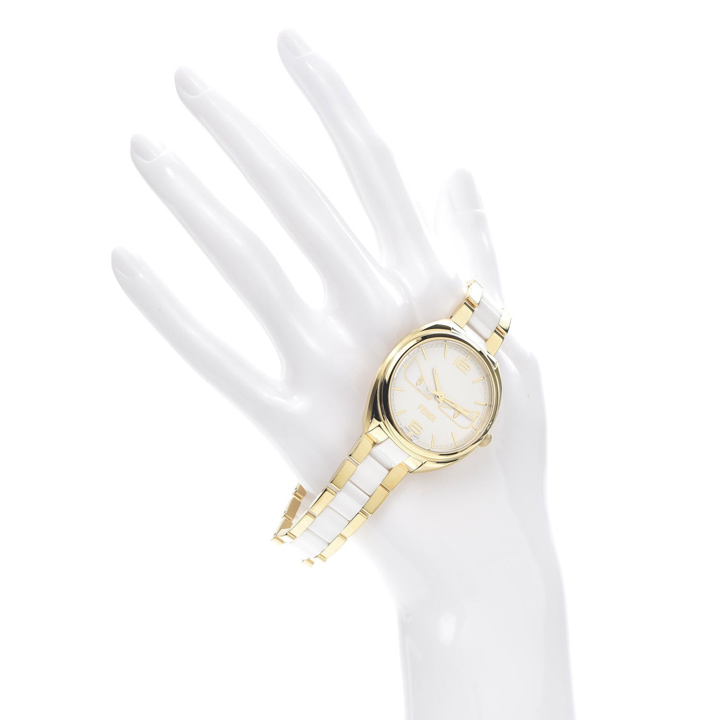 Stainless Steel Ceramic Diamond 34mm Momento Bugs Quartz Watch