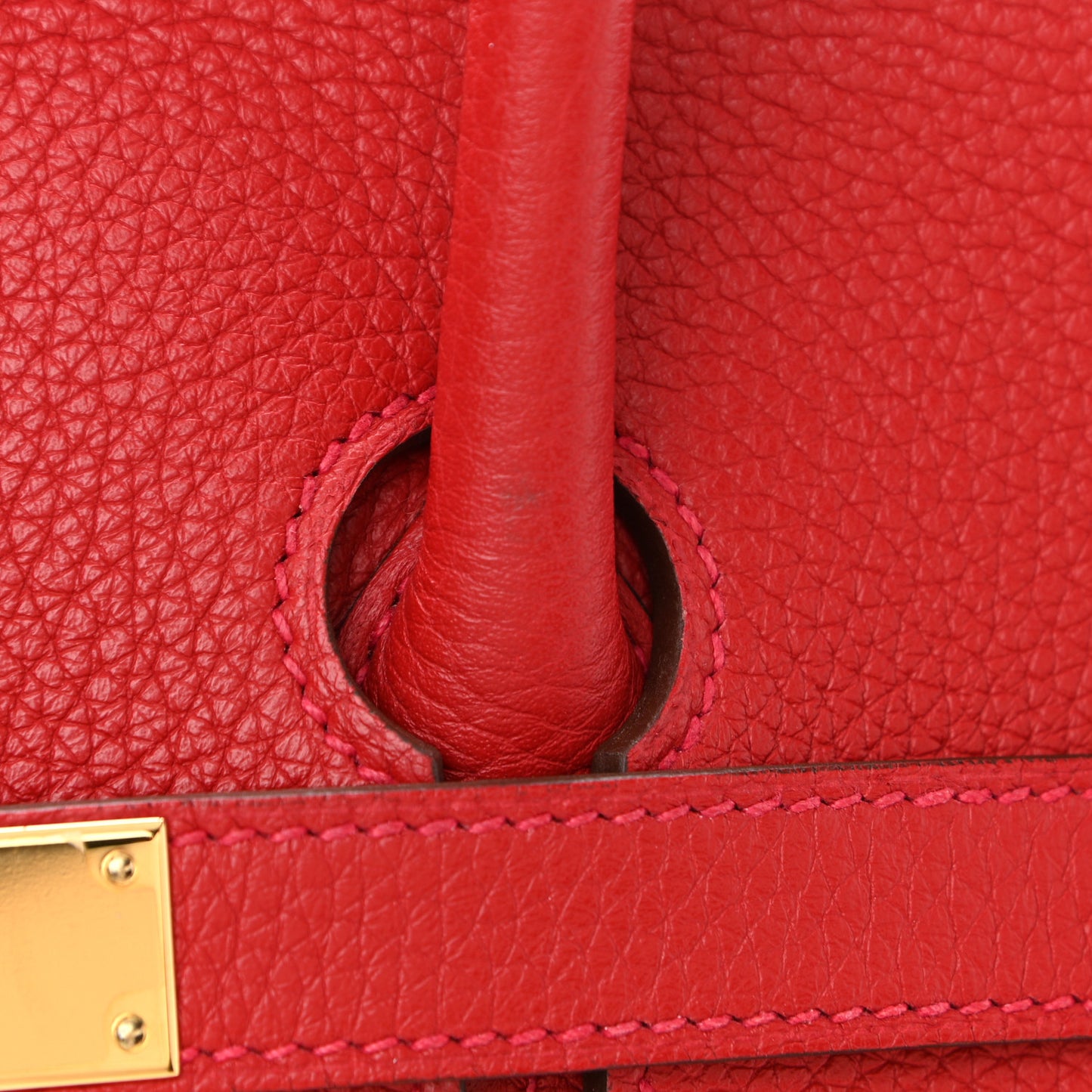 Togo Birkin 35 Rouge Casaque