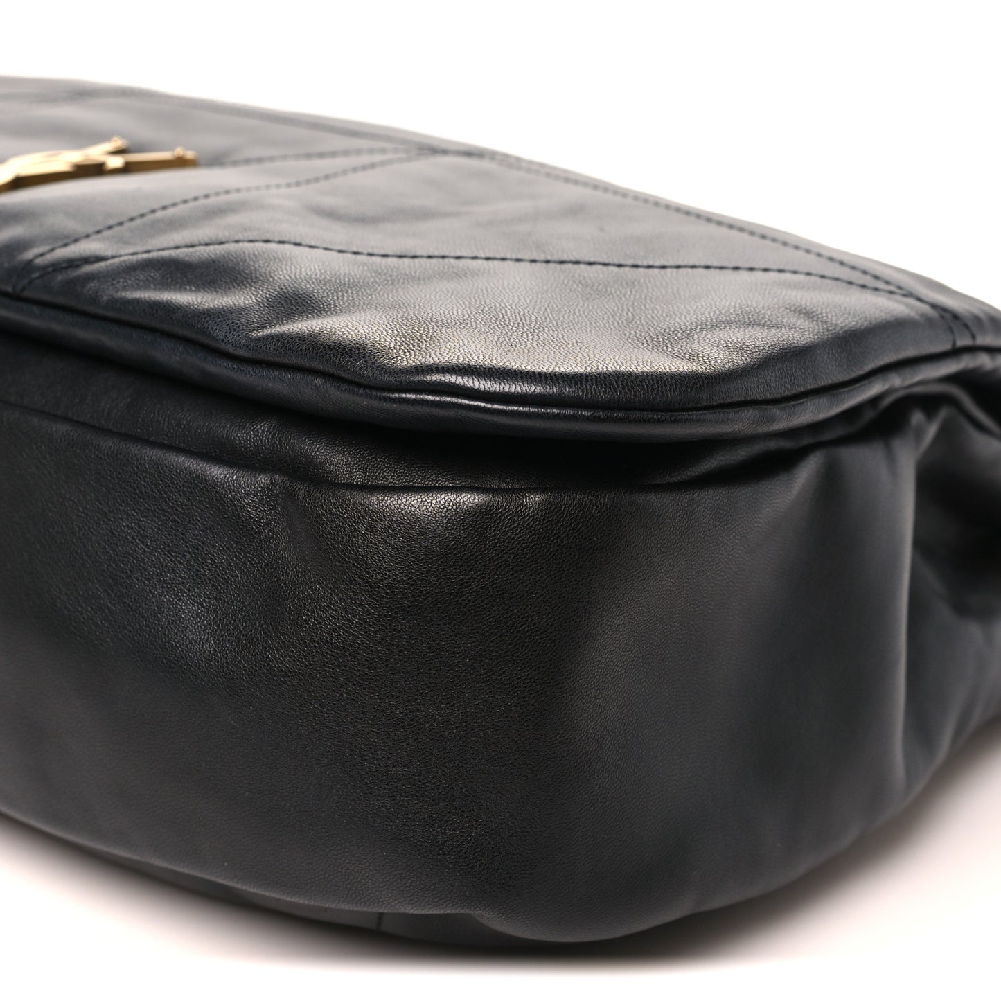 Lambskin Matelasse Monogram Large Jamie 4.3 Black