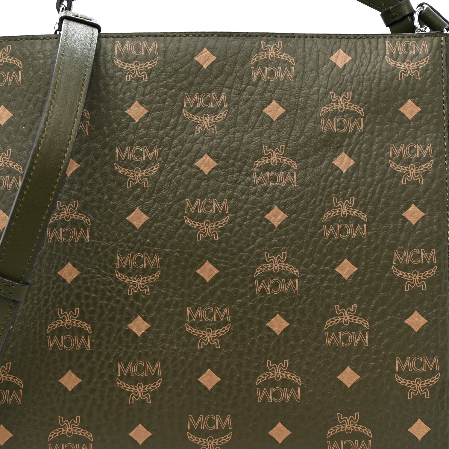 MCM Visetos Medium Aren Hobo Sea Turtle 8 of 10