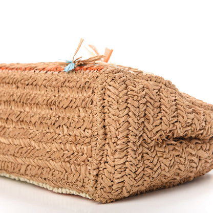 Prada Raffia Woven Tote Naturale Caramel 7 of 11