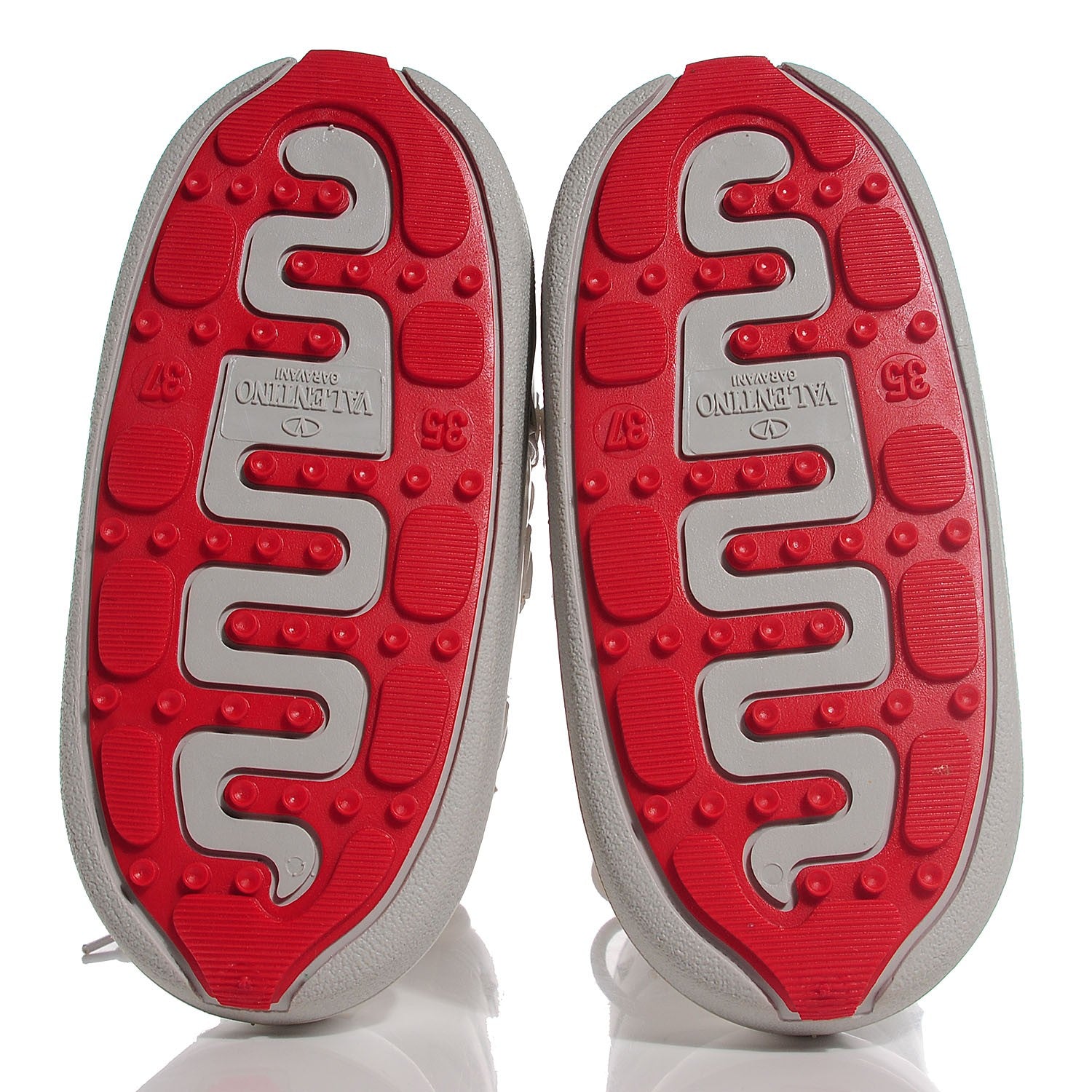 Valentino Garavani Nylon Rockstud Snow Boots S 35-37 White 5 of 8