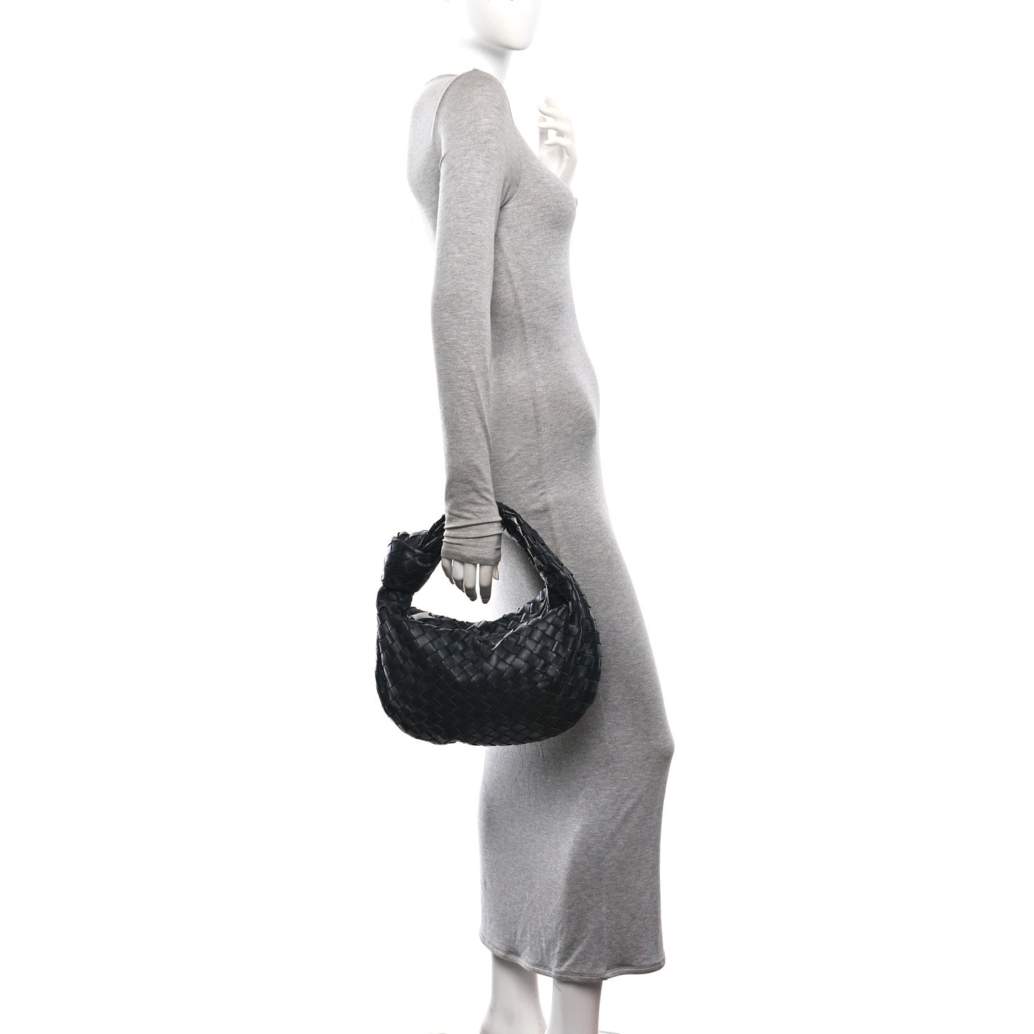 Bottega Veneta Nappa Intrecciato Teen Jodie Hobo Black 2 of 10