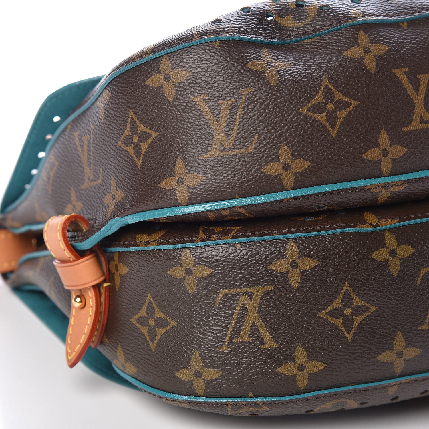 Louis Vuitton Monogram SC Flore Saumur Teal 10 of 11