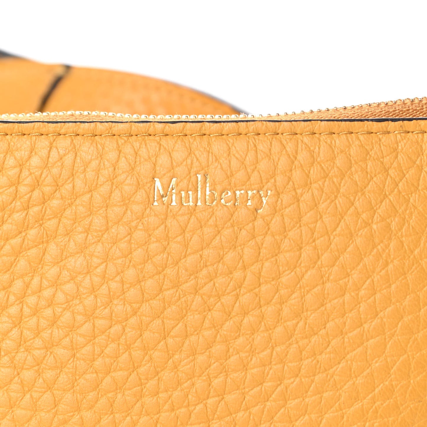 Heavy Grain Calfskin Small Millie Deep Amber