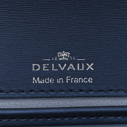 Delvaux Box Small Tempete Satchel Satin Navy 7 of 10