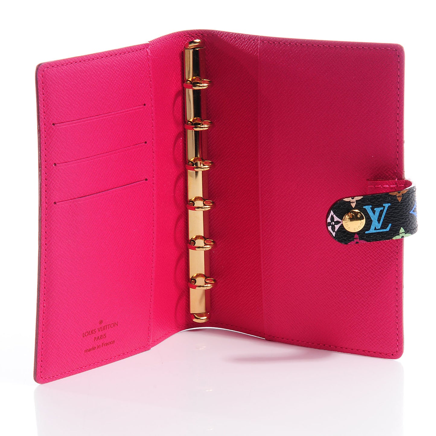 Monogram Multicolor Small Ring Agenda Black