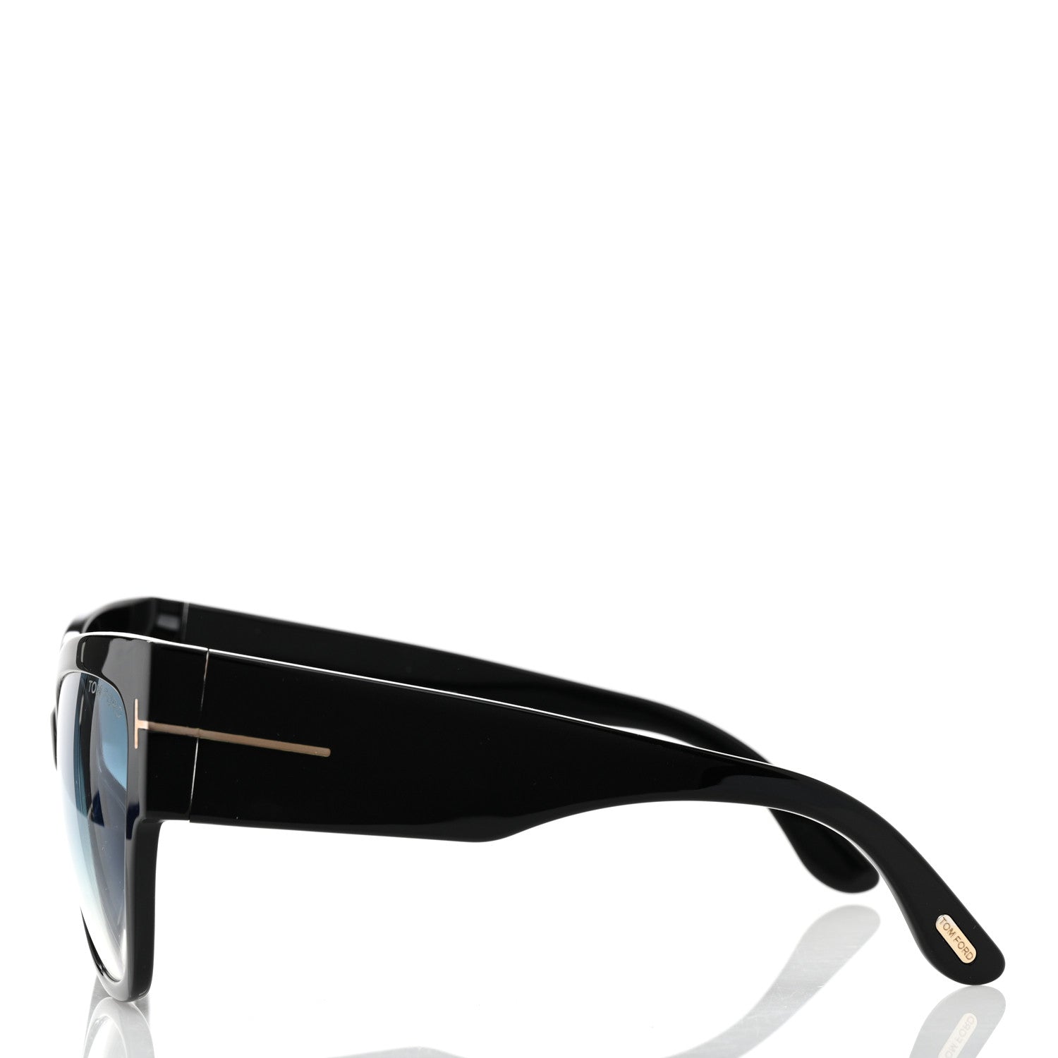 Tom Ford Acetate Anoushka Cat Eye Sunglasses TF371 Black 3 of 8