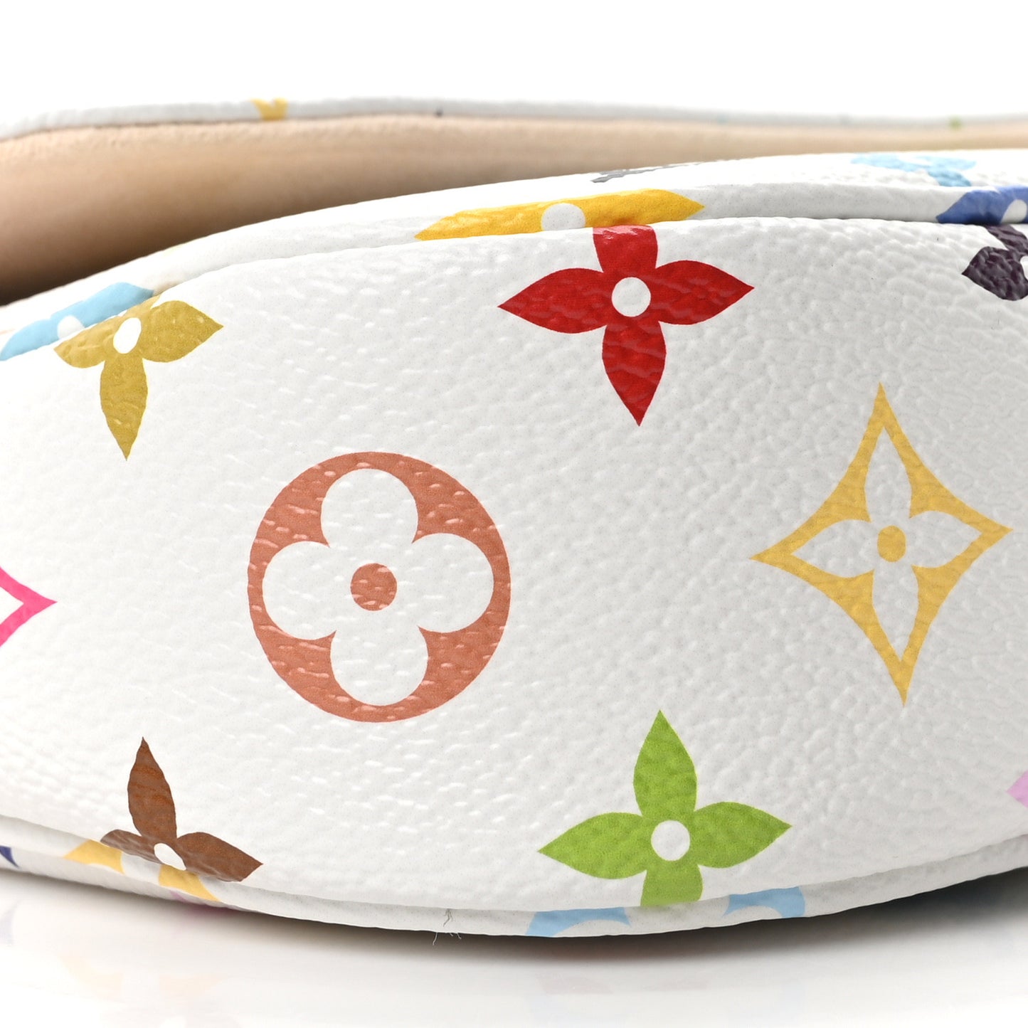 LV X TM Monogram Multicolor Ivy Wallet On Chain White
