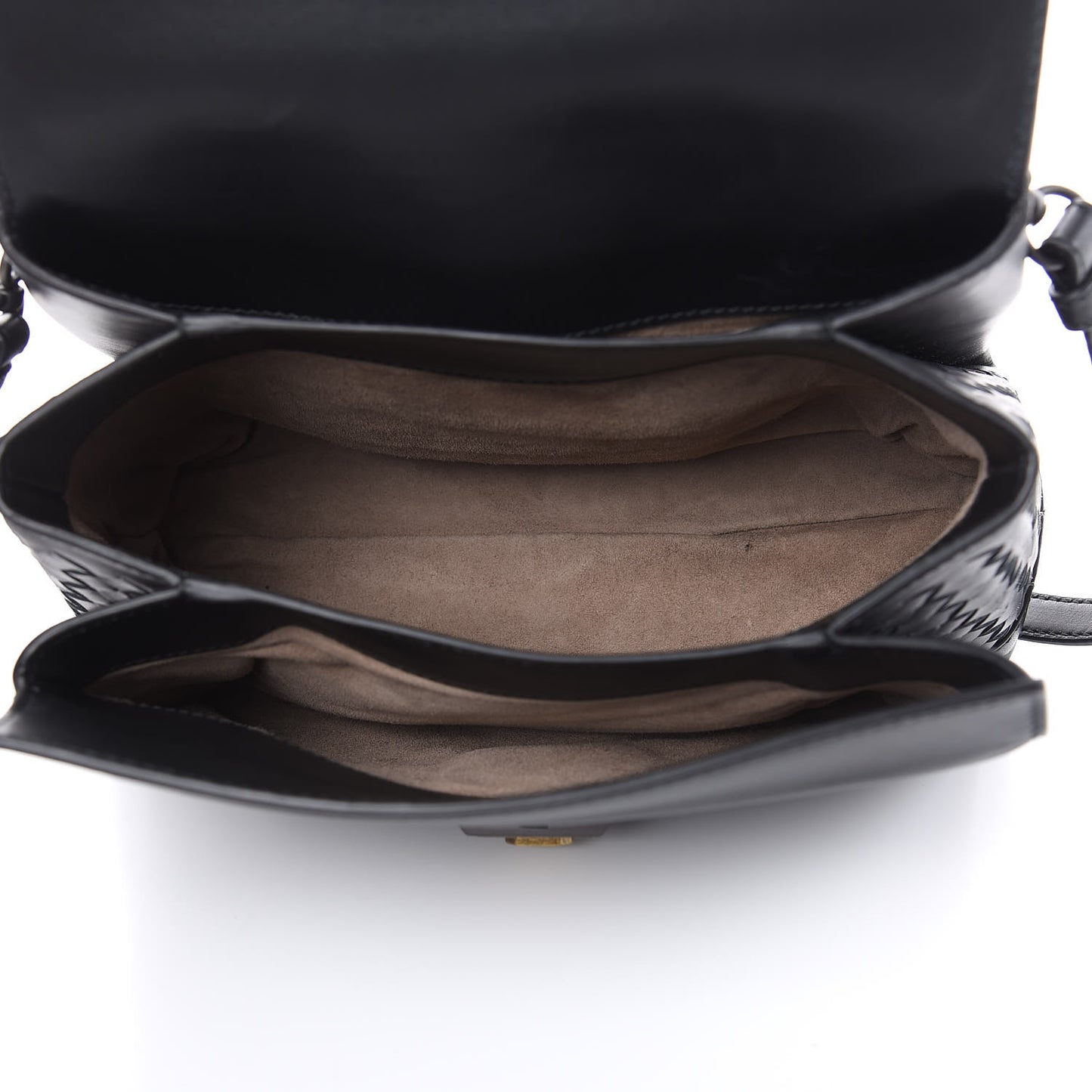 Nappa Small Piazza Bag Black