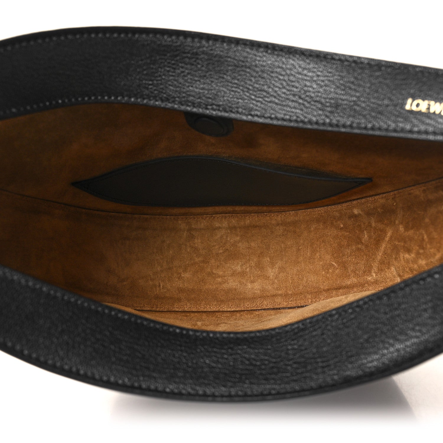 Loewe Satin Calfskin Jacquard Luna Bag Black 5 of 9