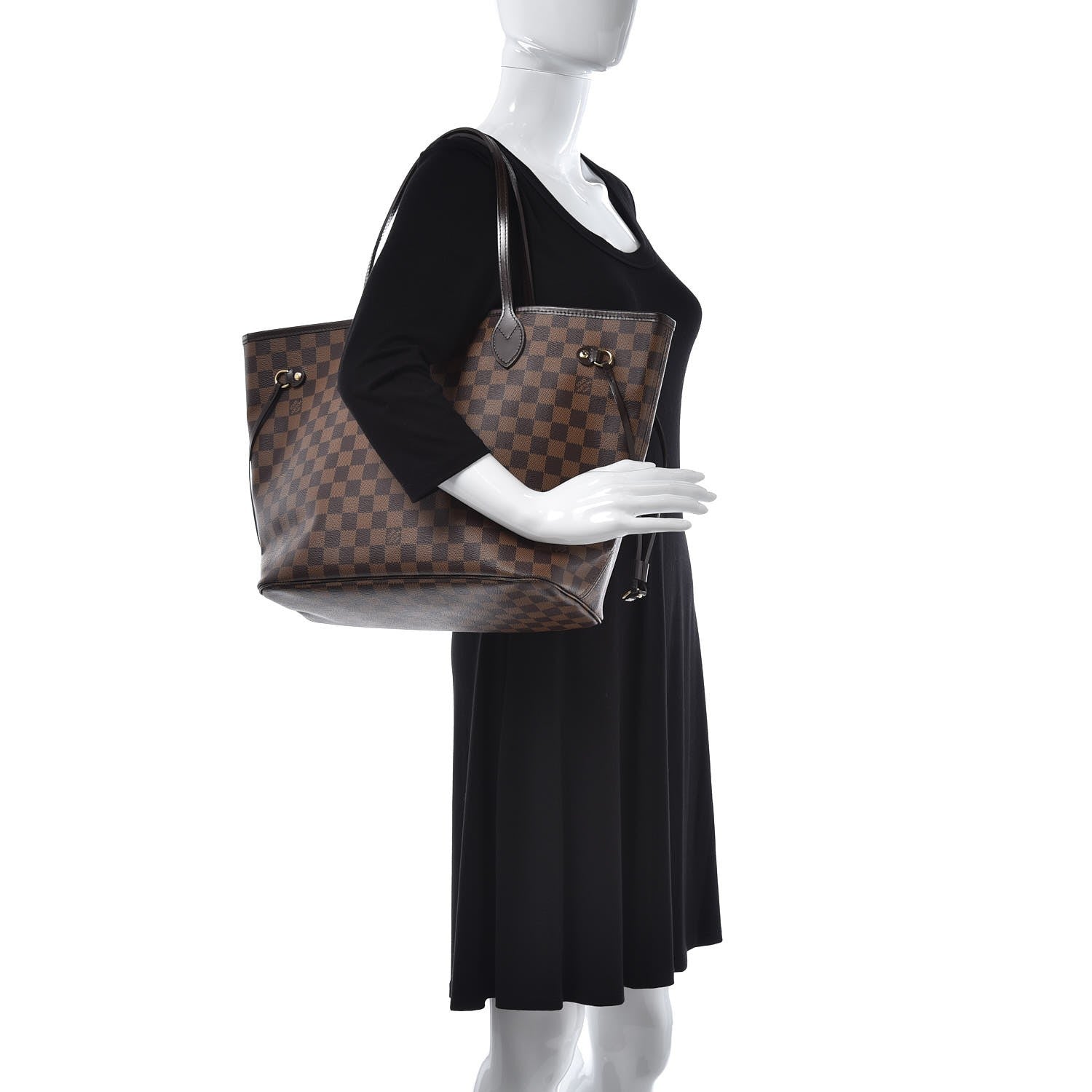 Louis Vuitton Damier Ebene Neo Neverfull MM 2 of 8