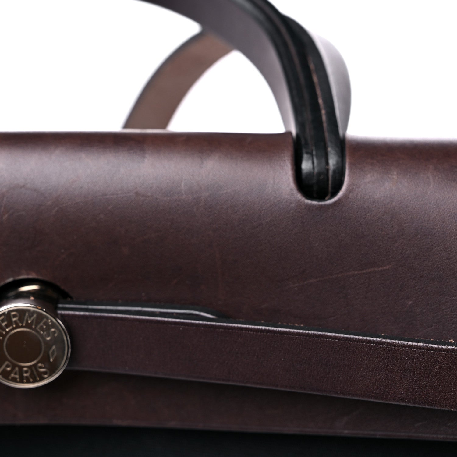 Hermes Toile Vache Hunter Herbag Zip 31 PM Black Ebene 15 of 15