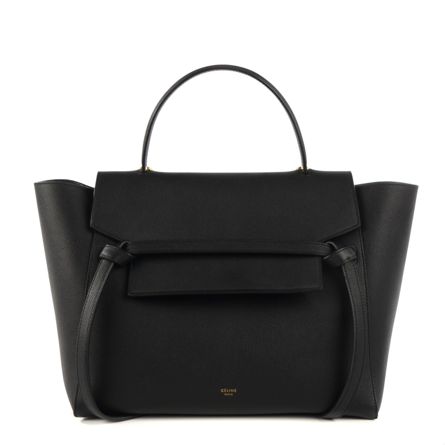 Celine Grained Calfskin Mini Belt Bag Black 1 of 7