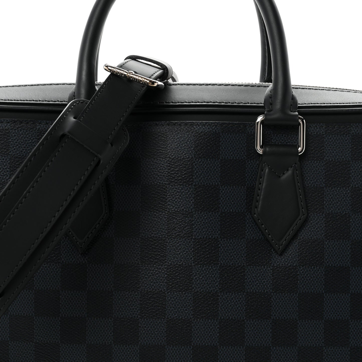 Damier Cobalt Dandy MM Briefcase