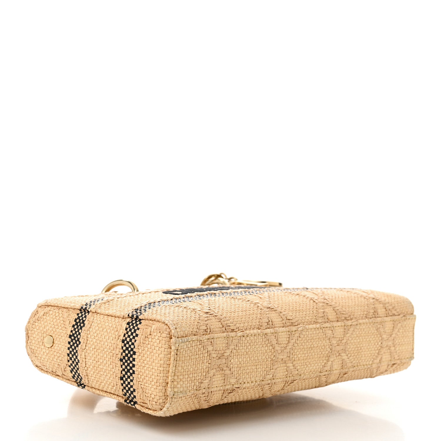 Christian Dior Raffia Medium Lady D-Joy Natural 4 of 10