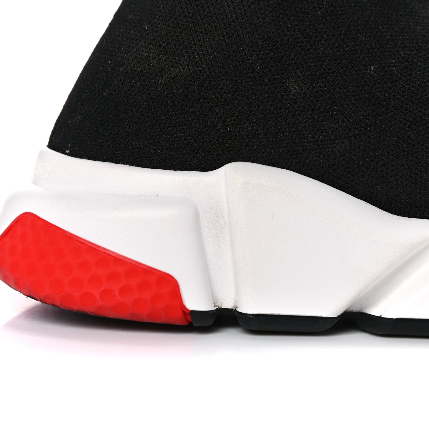 Balenciaga Technical 3D Knit Mens Speed Sneakers 40 Black Red 8 of 18