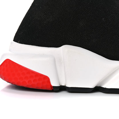Balenciaga Technical 3D Knit Mens Speed Sneakers 40 Black Red 8 of 18