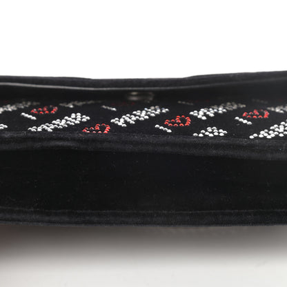 Balenciaga Velvet Crystal I Love Paris BB Wallet On Chain Black 12 of 12