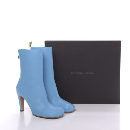 Bottega Veneta Nappa Bloc Ankle Boots 39 Sky Blue 10 of 10