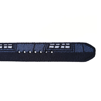 Hermes Nylon Weave Faubourg Apple Watch Single Tour Band Bleu Nuit 6 of 12